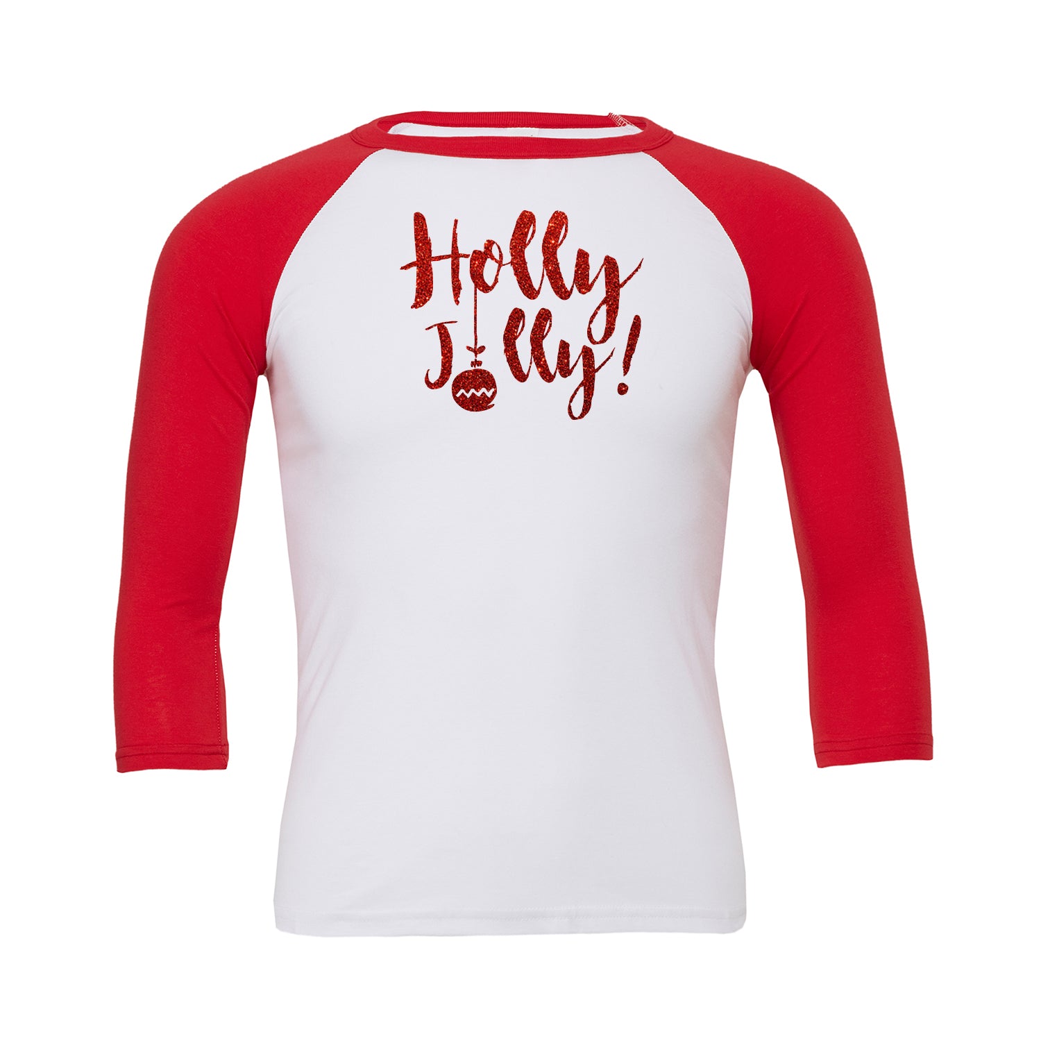 Holly Jolly Baseball Tee