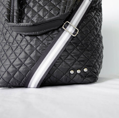 SoHo quilted travel tote