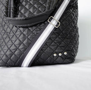 SoHo quilted travel tote