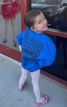 Load image into Gallery viewer, LA Dance Red and Blue Crewneck Sweatshirt (Puff Print)