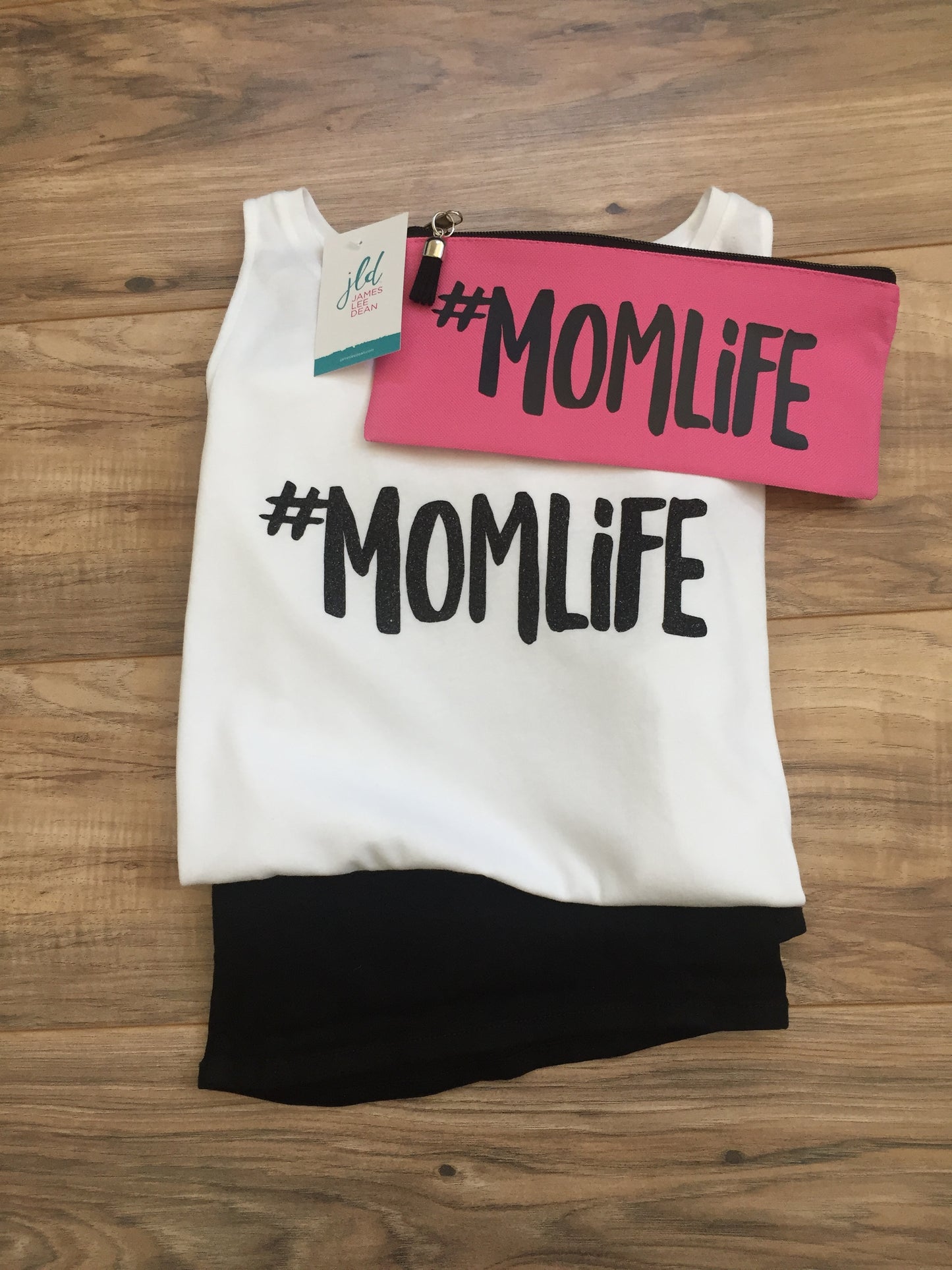 #Momlife Racerback Tee