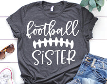 Load image into Gallery viewer, Football Sister Unisex Tee (Youth and Adult Sizes)