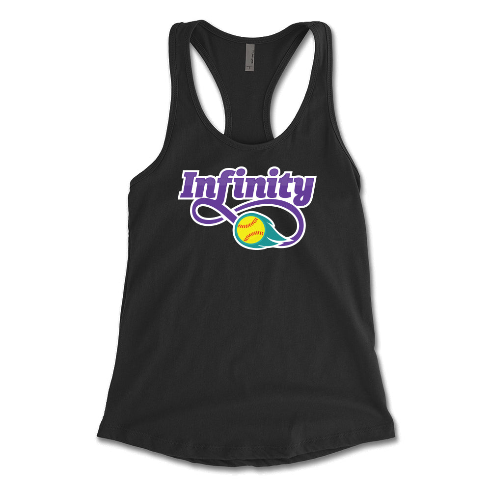 Infinity Purple Racerback Tank Top