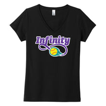 Load image into Gallery viewer, Infinity Purple Womens Fit V-Neck