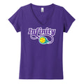 Infinity Purple Womens Fit V-Neck
