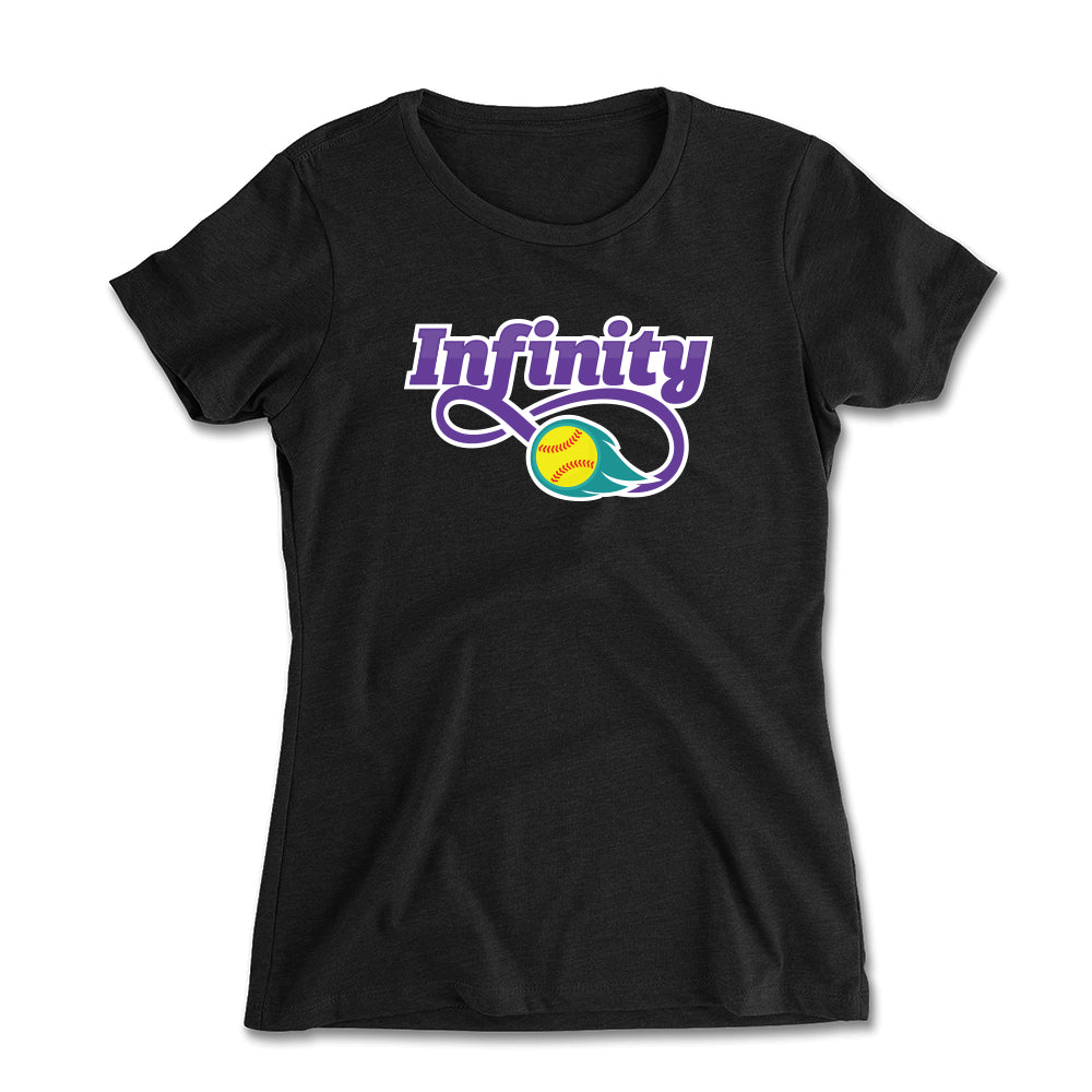 Infinity Purple Ladies Fit Tee