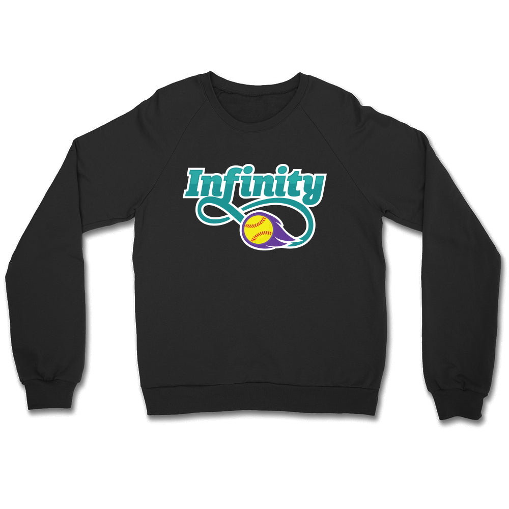 Infinity Teal Crewneck Sweatshirt