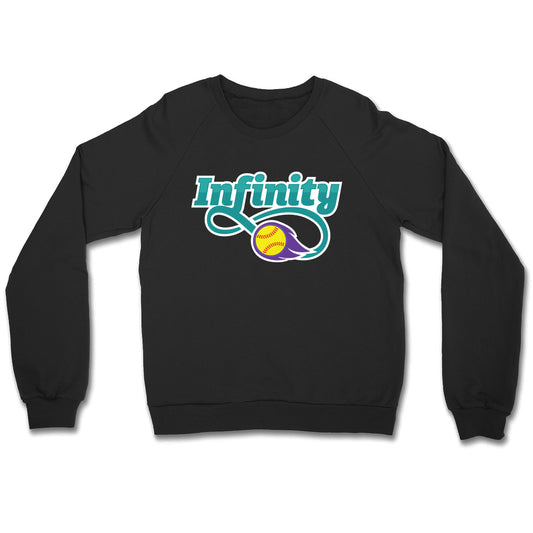 Infinity Teal Crewneck Sweatshirt