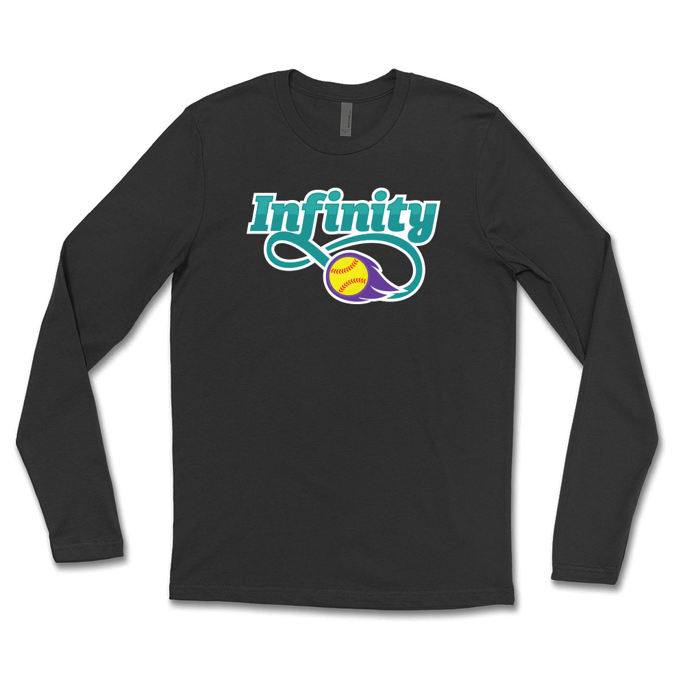 Infinity Teal Unisex Long Sleeve Tee