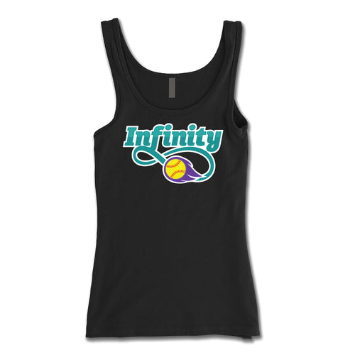 Infinity Teal Tank Top