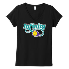 Load image into Gallery viewer, Infinity Teal Womens Fit V-Neck