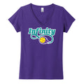 Infinity Teal Womens Fit V-Neck