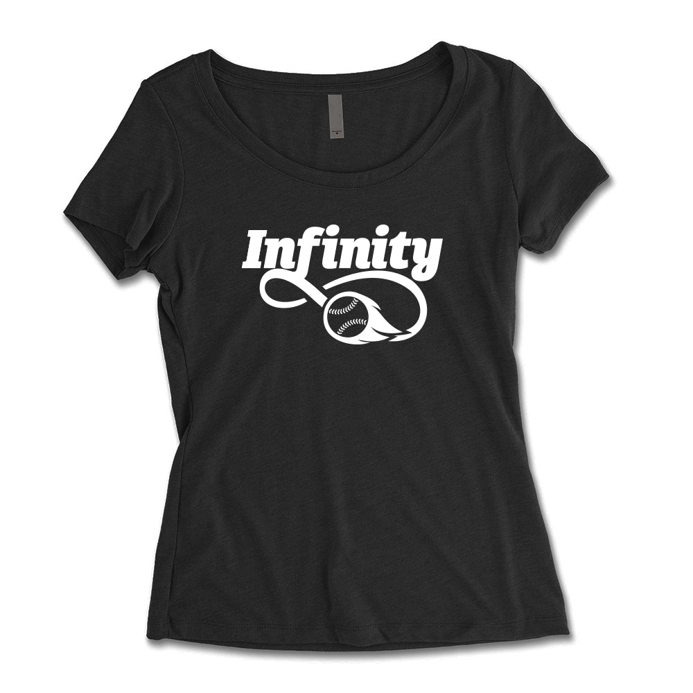 Infinity Softball Ladies Scoop Neck Tee