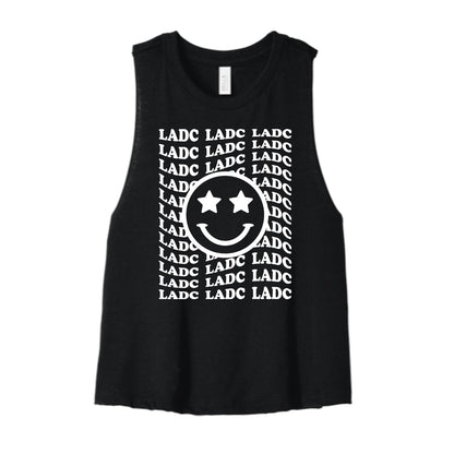 LADC Happy Face Cropped Tank