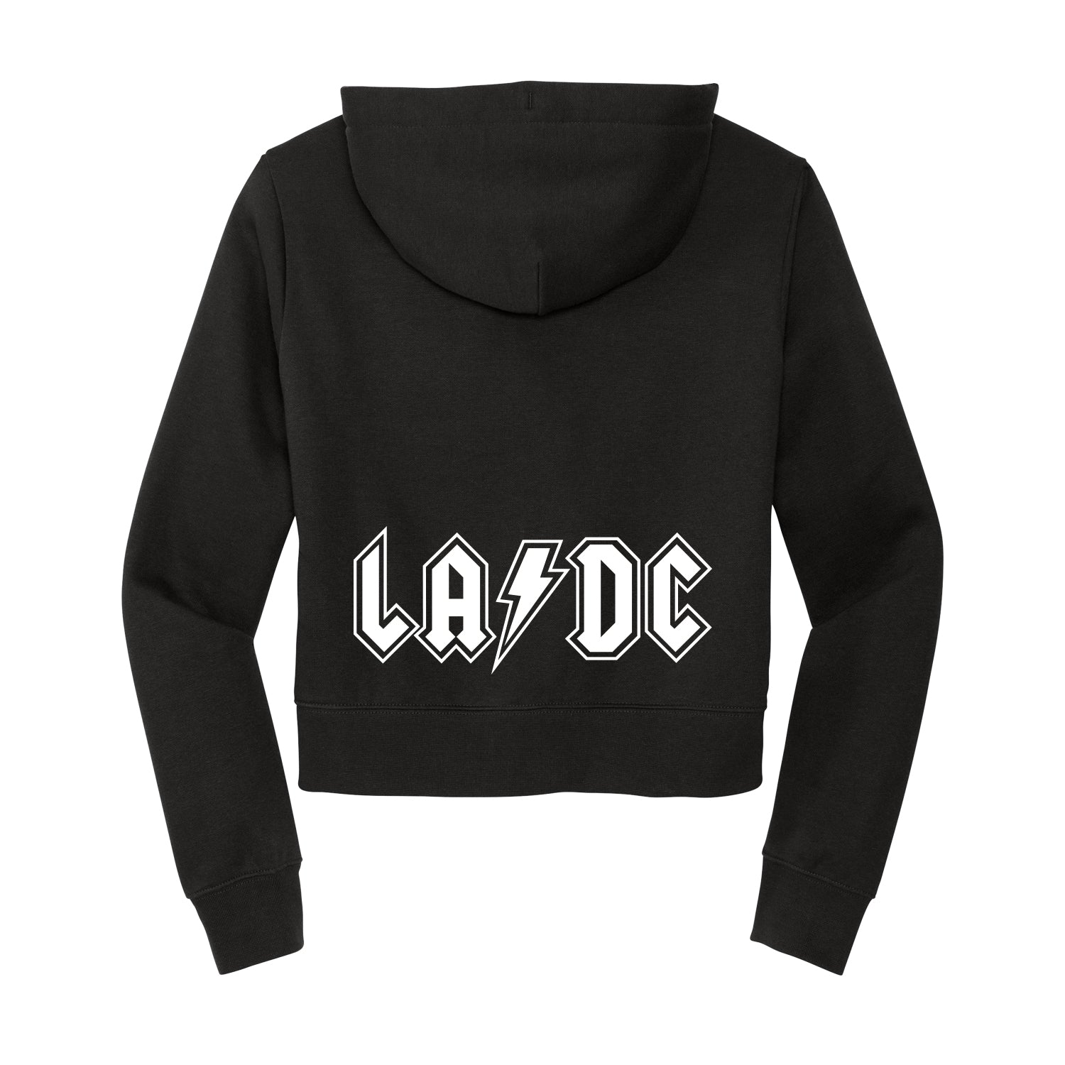 LA/DC Cropped Full Zip Hoodie