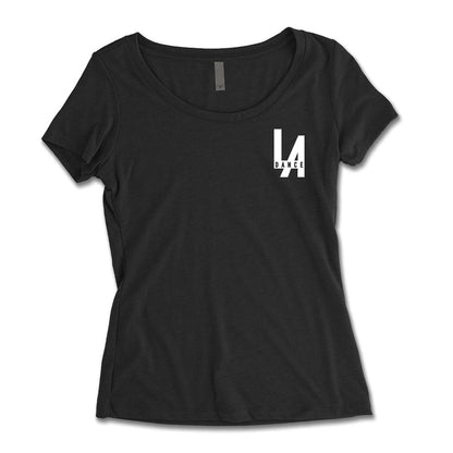 LA Dance Scoop Neck Tee (double-sided)