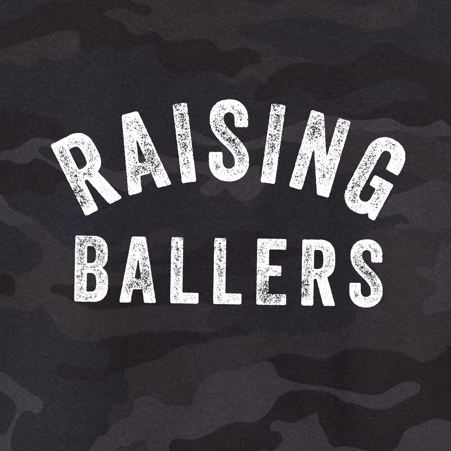 Raising Ballers Cropped Camo Hoodie