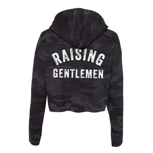 Raising Gentlemen Cropped Camo Hoodie