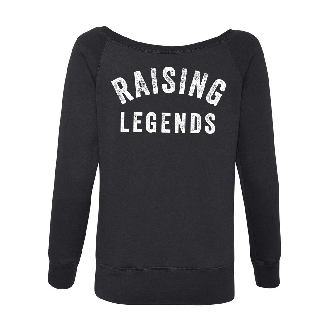 Raising Legends off the shoulder sweatshirt