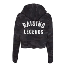Load image into Gallery viewer, Raising Legends Cropped Camo Hoodie