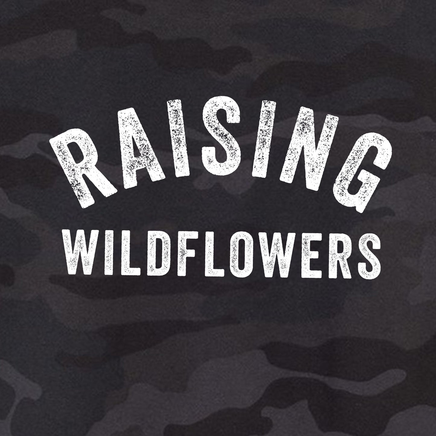 Raising Wildflowers Cropped Camo Hoodie