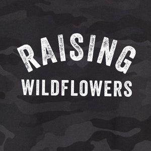 Raising Wildflowers Cropped Camo Hoodie