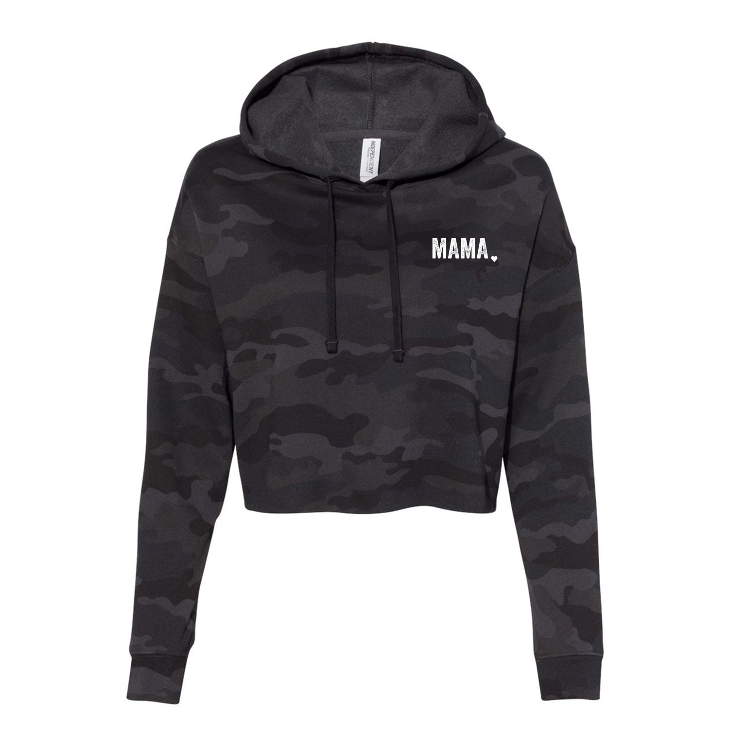 Raising Ballers Cropped Camo Hoodie