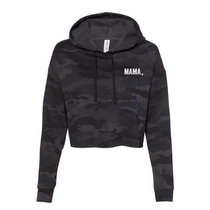 Raising Ballers Cropped Camo Hoodie