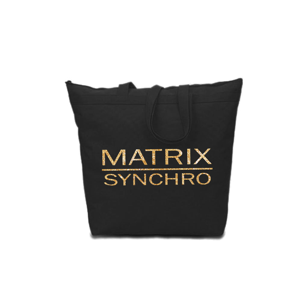 Matrix Large Zipper Tote