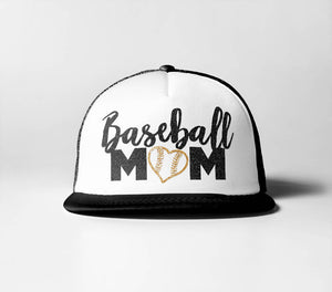 Baseball Mom (Heart)
