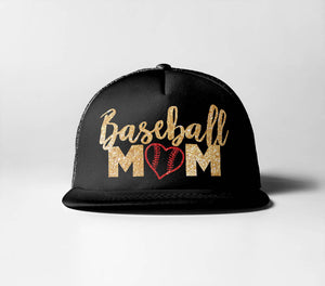 Baseball Mom (Heart)