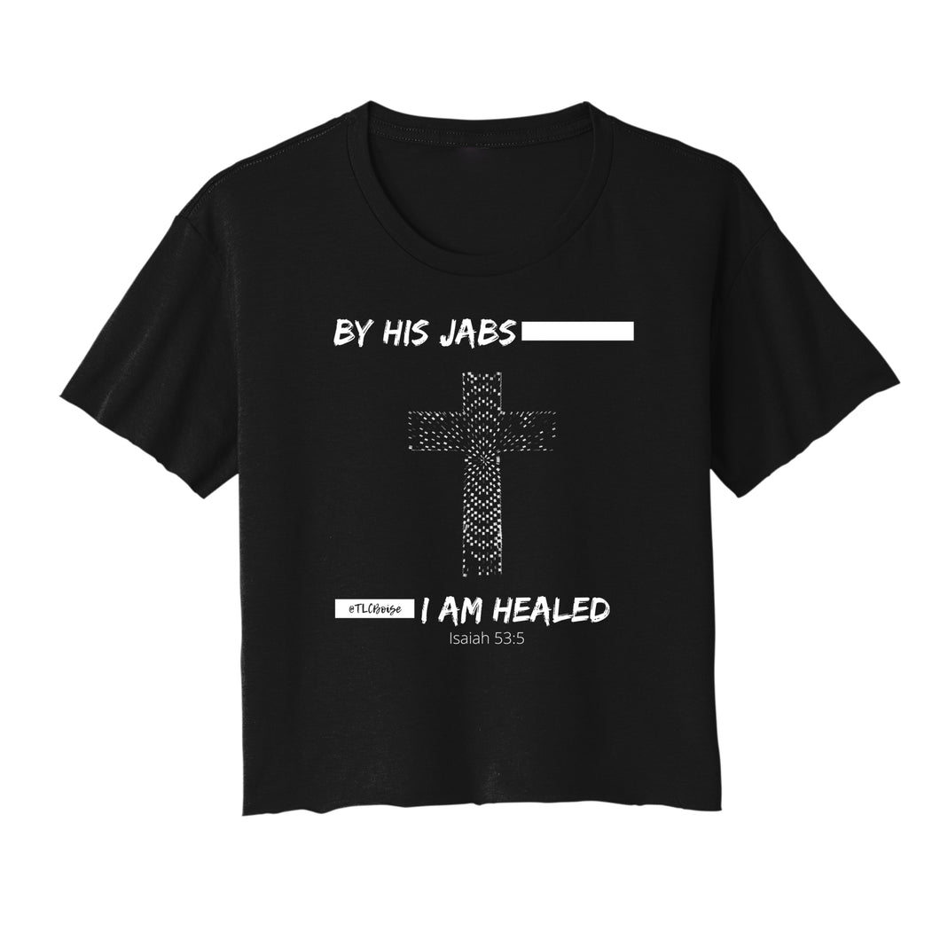 By His Jabs Cropped Tee
