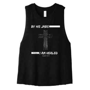 By His Jabs Women's Cropped Tank