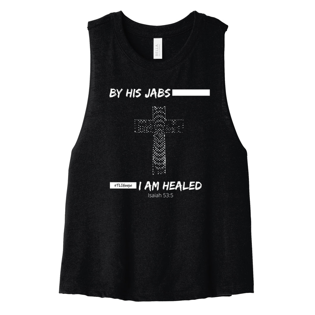 By His Jabs Women's Cropped Tank