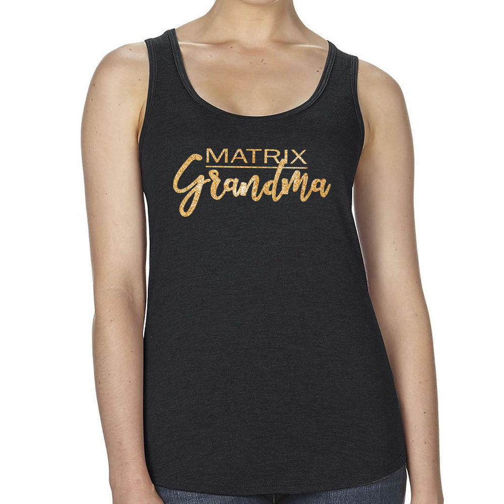 Matrix Grandma Fitted Racerback Tee