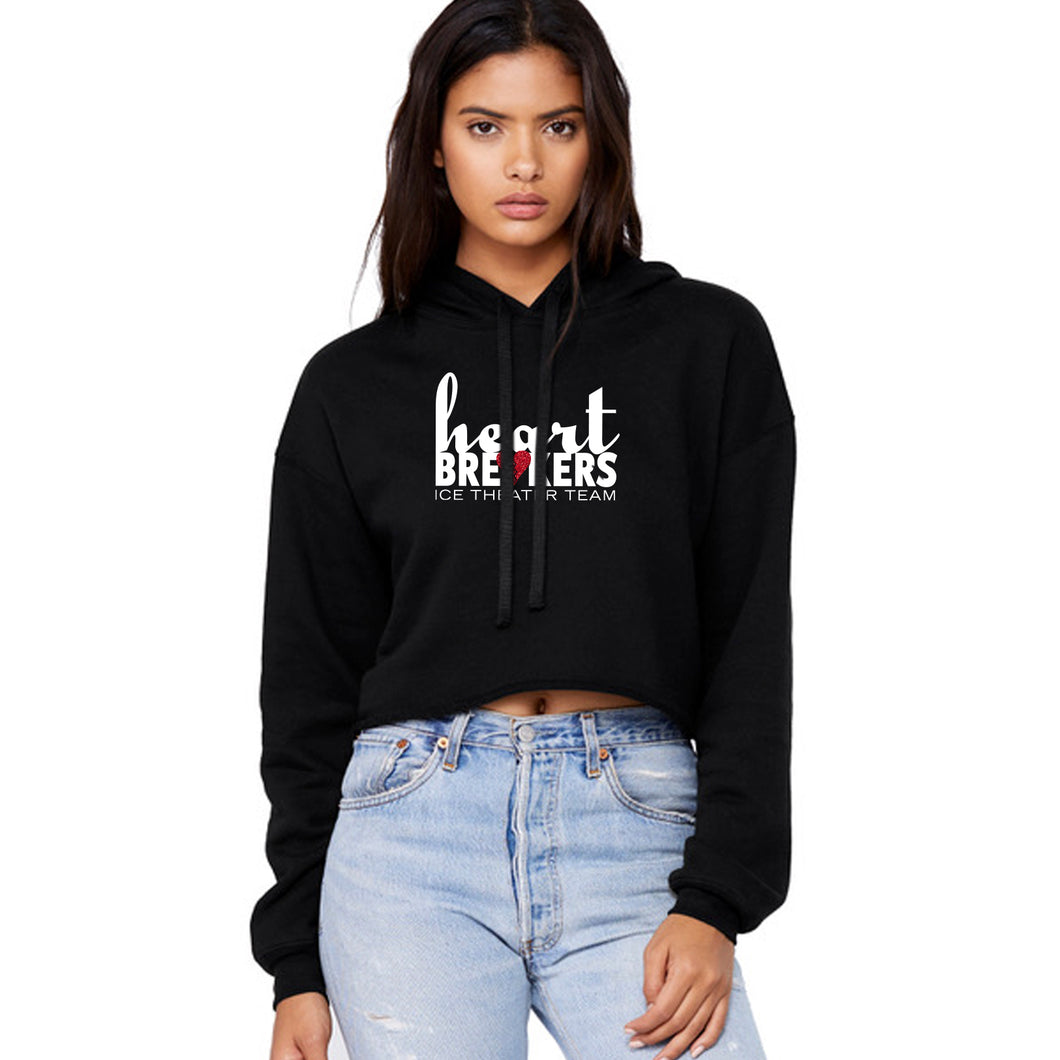 Heartbreakers Cropped Hooded Sweatshirt