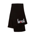 Heartbreakers Solid Black Knit Scarf