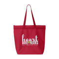 Heartbreakers Large Zipper Tote Bag