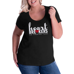 Heartbreakers Curvy Scoop Neck Tee