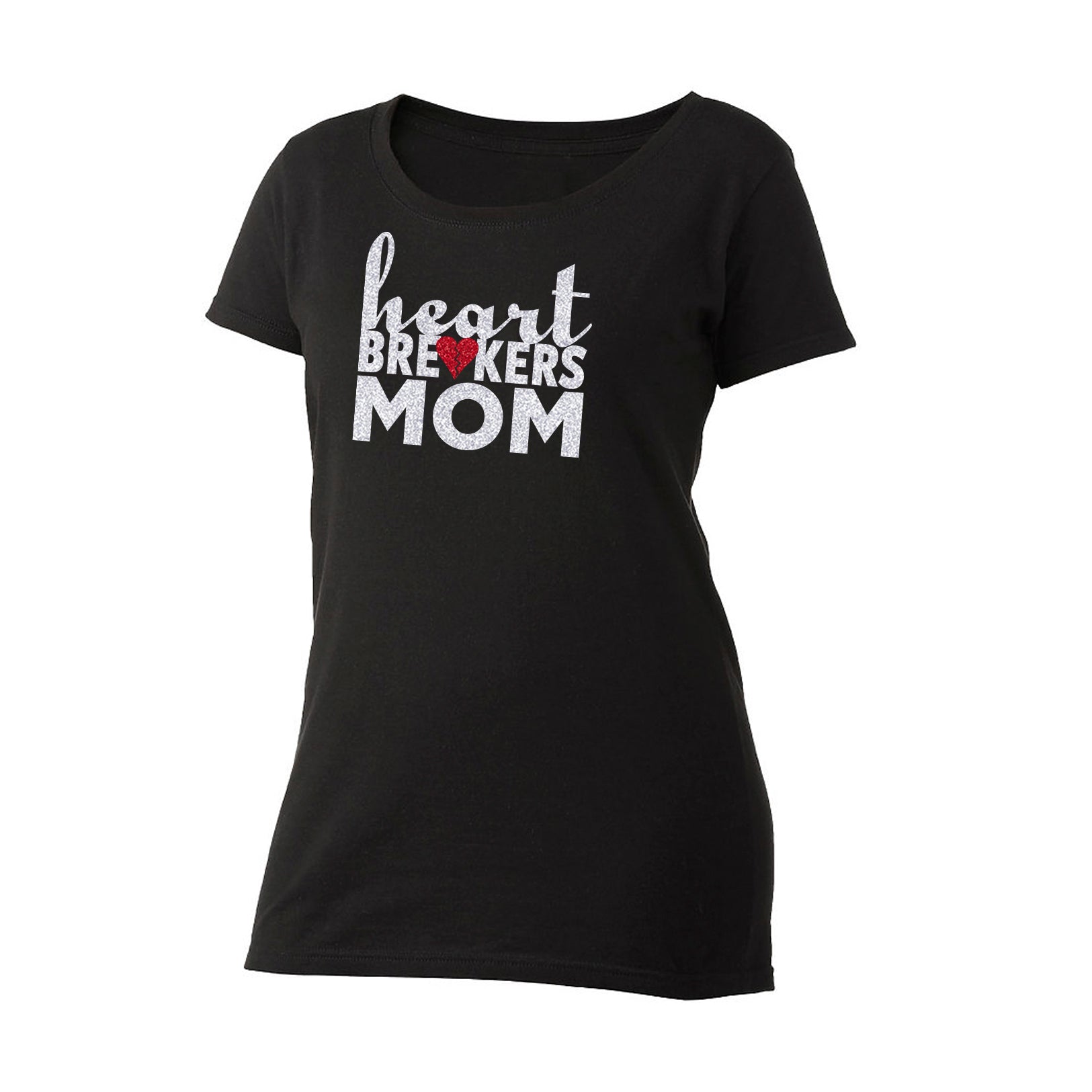 Heartbreakers Mom Scoop Neck Tee