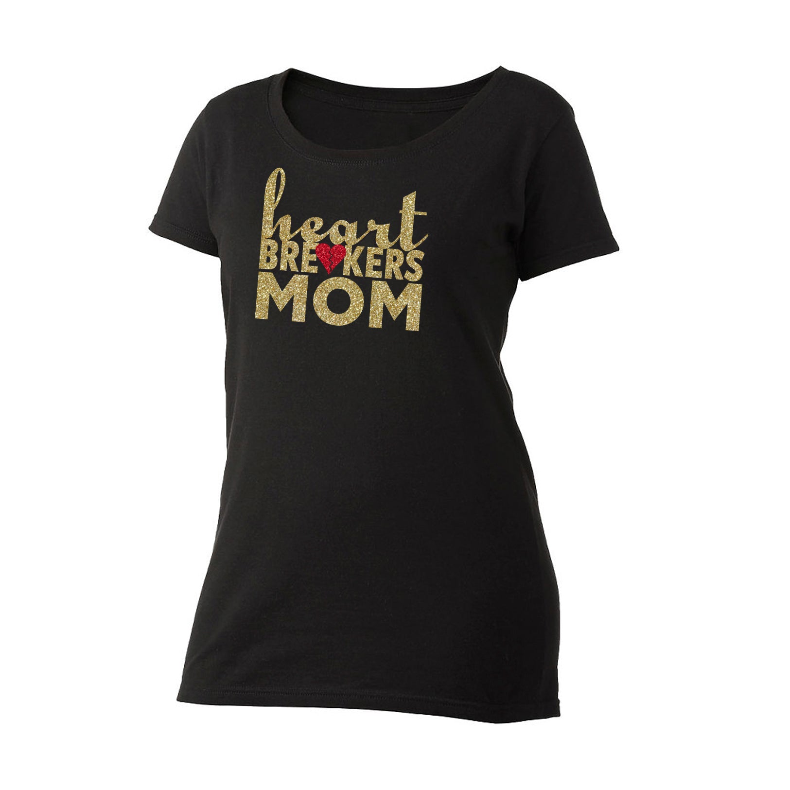 Heartbreakers Mom Scoop Neck Tee