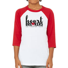 Load image into Gallery viewer, Youth Unisex Heartbreakers Baseball Tee