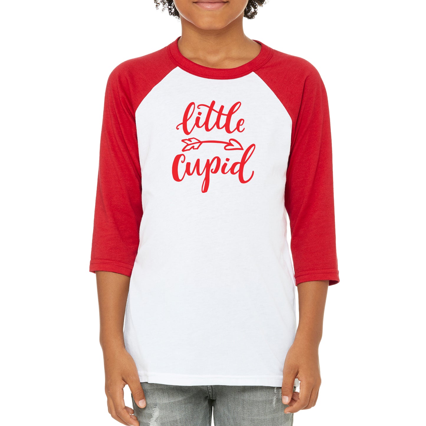 Little Cupid Youth Unisex Baseball Tee