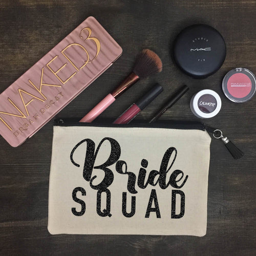 Bride Squad Makeup Bag