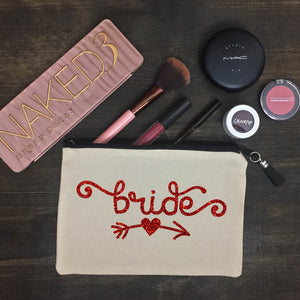 Bride (arrow) Makeup Bag