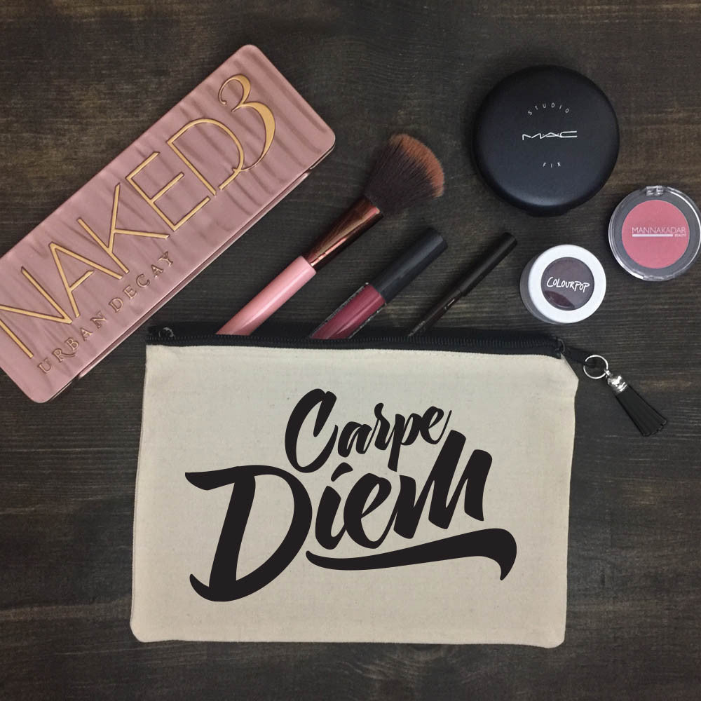 Carpe Diem Makeup Bag