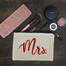 Load image into Gallery viewer, Mrs. Makeup Bag