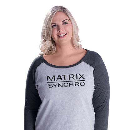 Matrix Synchro Curvy Baseball Tee