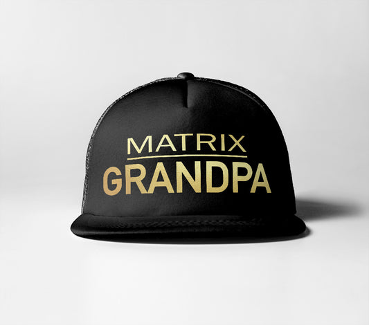 Matrix Grandpa Trucker Hat