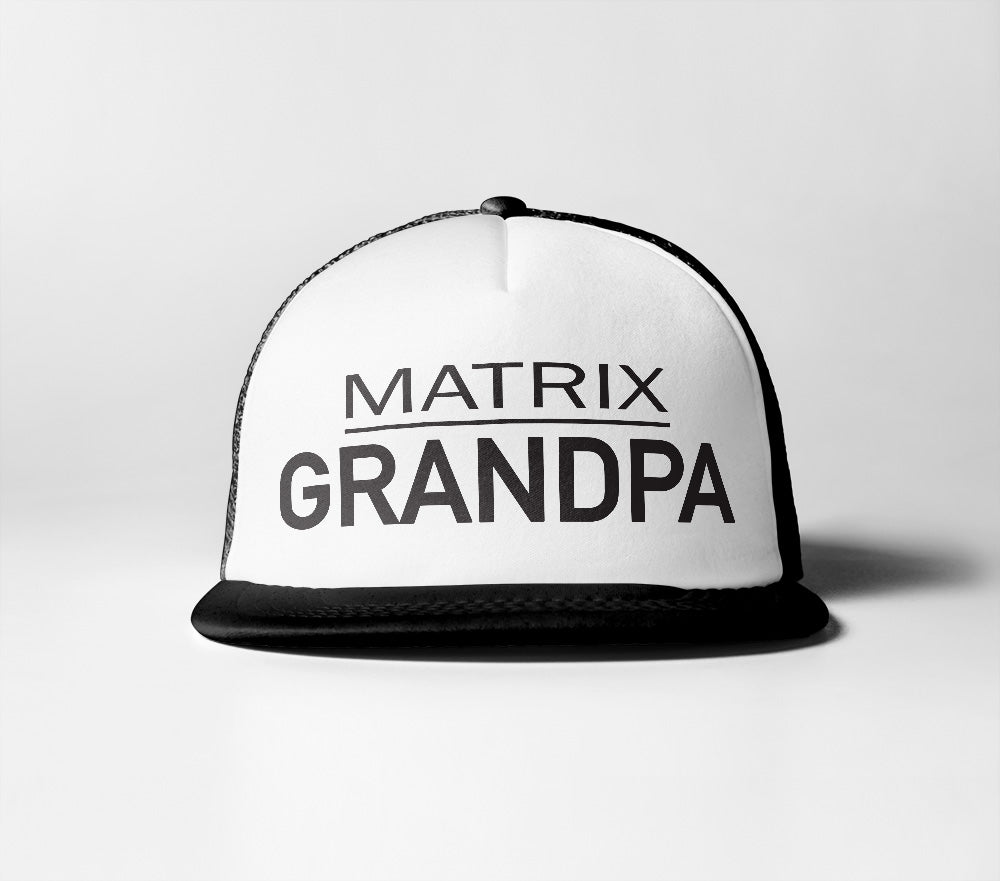 Matrix Grandpa Trucker Hat